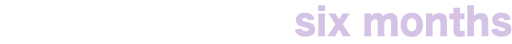 the perfect c 6 months logo